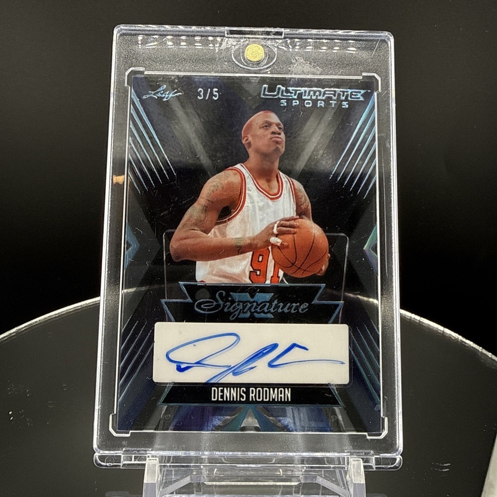 2024 Leaf Ultimate Sports DENNIS RODMAN Auto /5 Signature Bulls HOF